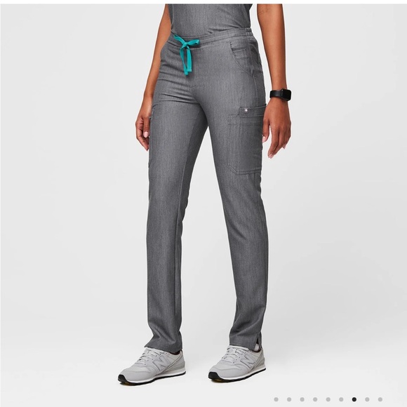 Never worn Figs scrub pants in color graphite. - Picture 7 of 9